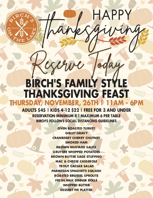 Thankgiving2020_Reserve Thanksgiving at Birch's on the Lake