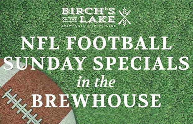 NFL Football Sunday Specials in the Brewhouse